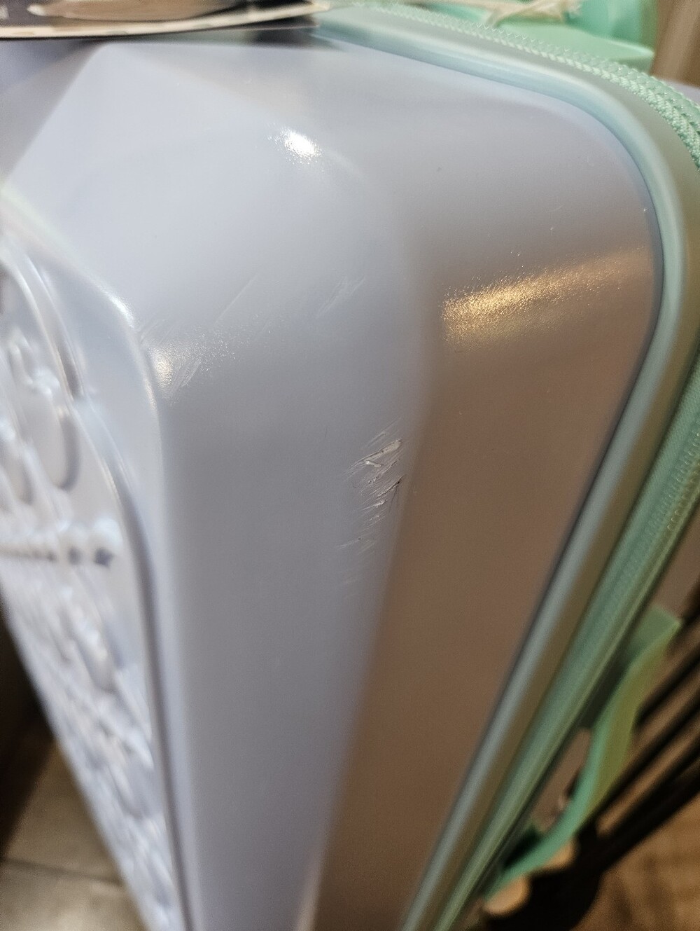 Target Roller Rabbit Heart Pattern Rolling Suitcase - Picture 5 of 7